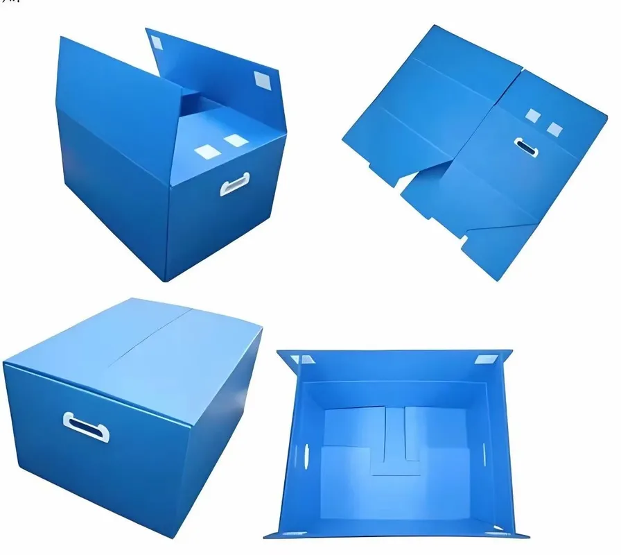 caja plático acanalado